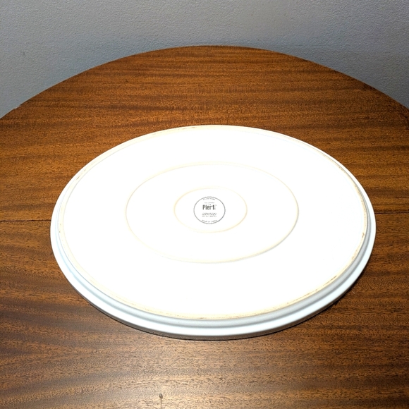 Pier 1 Large Stoneware Serving Platter.